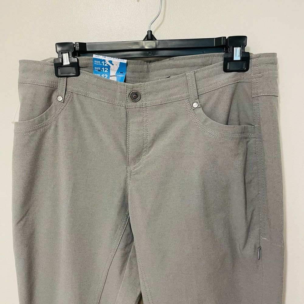 New Kuhl midrise straight fit womens Trekr performance stretch hiking pant sz 12 - Picture 2 of 14